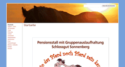 Desktop Screenshot of pensionsstall-sonnenberg.ch